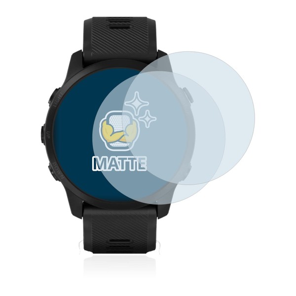 BROTECT Entspiegelungs-Schutzfolie für Garmin Forerunner 945 LTE (2 Stück) Matte