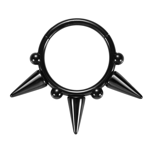 hengkaixuan 16G Septum Clicker Ring 316L Daith Earrings Rook Piercing