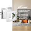 McPower Flair Button, 250 V ~ / 10 A, Flush-Mounted