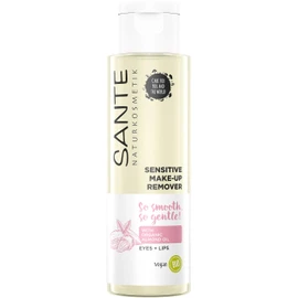 Sante Naturkosmetik, Sensitive Makeup Remover for Sensitive Skin Removes Eyes Lip Makeup Also Suitable for Waterproof Makeup with Valuable Organic Oils Vegan, Transparent, 110 ml