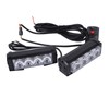 24W 12V 8LED Strobe Lights Bar High Brightness Warning Caution