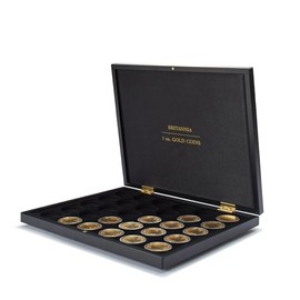 Leuchtturm 368472 Coin Box for 30 Britannia Gold Coins (1 oz.) in Capsules - Without Capsules