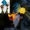 Garden Gnome - Solar Magician Gnome Figurine - 9.45 Inch