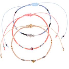 Made by Nami Women's Friendship Bracelet Surfer Bracelet Pearl Bracelet Surfer Jewellery Handmade in Germany Beads, /