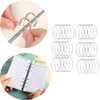 Changyeah Metal Books Rings Memo Tray, Pack of 30 Book