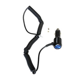 DCPOWER Coiled/Curled Power Cord Compatible Replacement for RADENSO XP Radar Detector