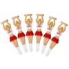 Golf Tees Long 6pcs 75mm Plastic Tees Unique Funny Cute