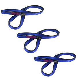 NewDoar Climbing Sling 16mm Nylon Sling Runners 22KN 4840LB Climbing Utility Cord Rock Climbing, Creating Anchors System, Rappelling Gear, Perfect for Tree Work (Blue 48" 3pcs)