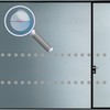 Glass Awareness Stickers 50mm Circles Dots Etched Effect Frosted Film
