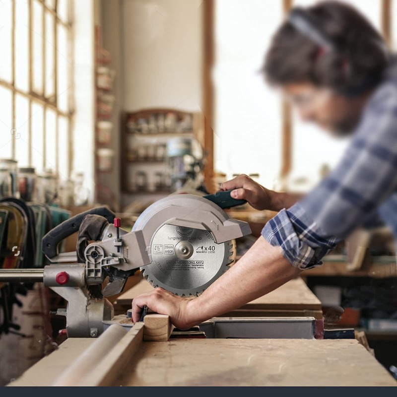 Circular Saw Blade 115mm Wood Cutting Disc 40T Alloy Steel