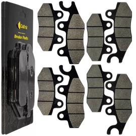 Caltric Front and Rear Brake Pads for Can-Am Commander Max 800 1000 / R  2014-2020