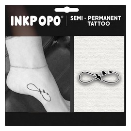 INKPOPO 3 Sheets Semi-Permanent Tattoos for Adults | 7-15 Days Longwear | Waterproof & Realistic Finish | Adult Art Temporary Tattoos | Renaissance Series 047