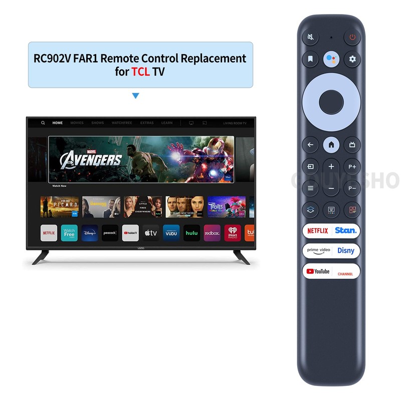 PZL RC902V FAR1 Replace Voice Remote Control for TCL C835