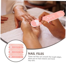 Healvian 6 Pcs Nail Files Portable Manicure Nail Filer for Home Office and Travel