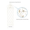 Pure Garden 50-LG5077 (Antique White) Garden Trellis-for Climbing Plants