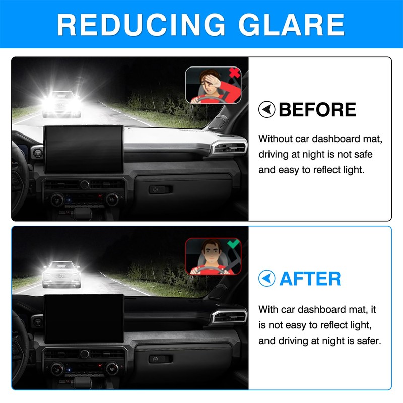 Autorder Dashboard Cover Mat for 2024 2025 2026 Toyota Tacoma