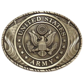 Indiana Metal Craft US Army Solid Brass Grave Tombstone or Cremation Urn Medallion - Made in USA