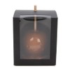 ClearBags Black Candy Apple Box with Window 4" x 4"