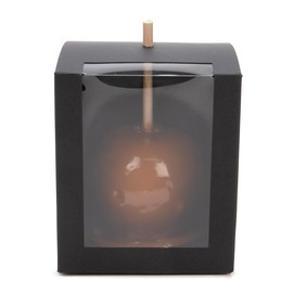 ClearBags Black Candy Apple Box with Window 4" x 4" x 4 5/8" 25 pack FS56BA