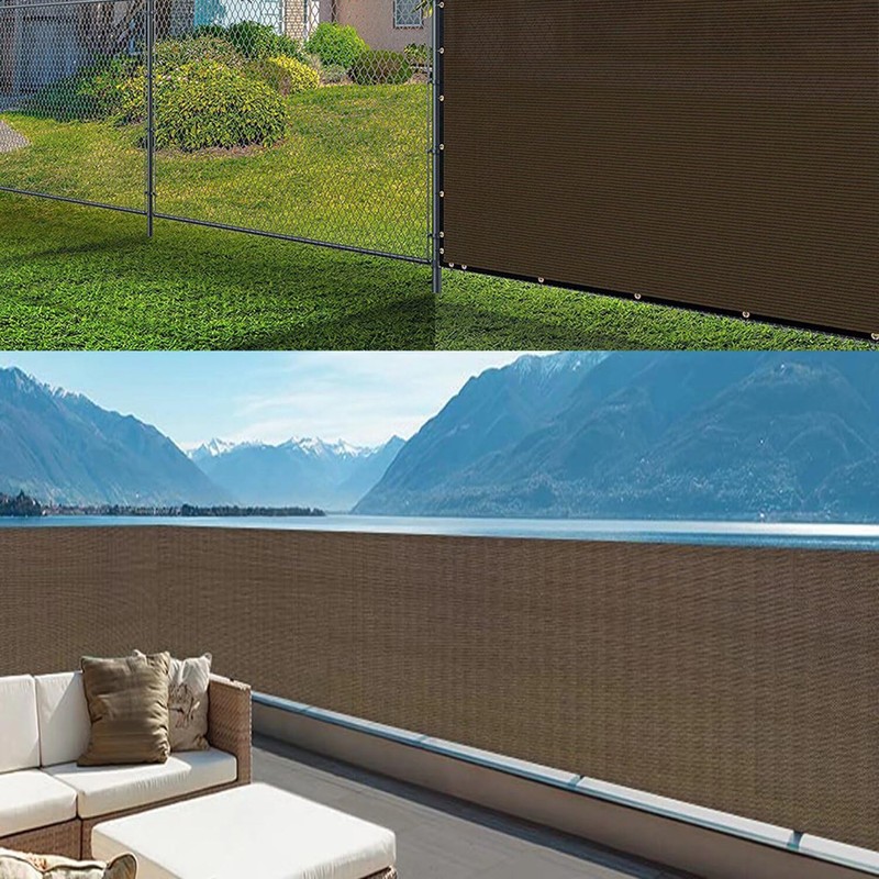 Balcony Privacy Screen, 100 cm, High Grey Balcony Border, Privacy