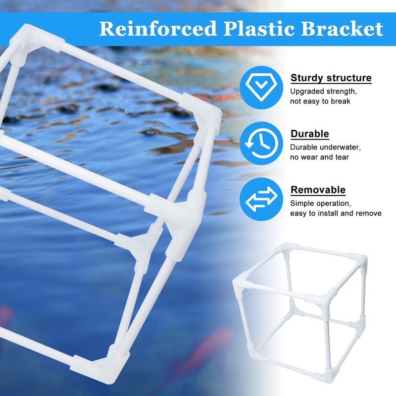 BSTSLL Pond Pump Filter, 7 Inch Anti-Clogging Pond Filter Bag
