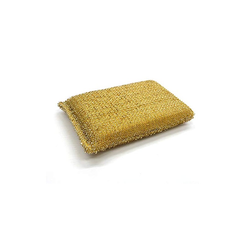 Kyoto Katsugu Antibacterial Kitchen Sponge, Gold, 3.5 x 5.7 x