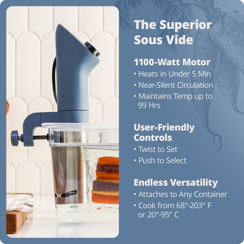 Greater Goods Kitchen Sous Vide Machine - Precision Cooker, Immersion