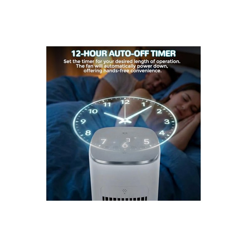 LIFERUN Tower Fan 97 cm with Water Cooling Remote Control