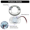 SMIXCTEK RGBW Boat Courtesy Lights, 3 Inch Waterproof Boat Interior