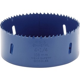 Draper 34771 Expert HSS Bi-Metal Hole Saw Blade, 108mm, Blue