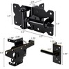 Self Closing Gate Hinge and Latch Kit for Wooden/Vinyl Fence