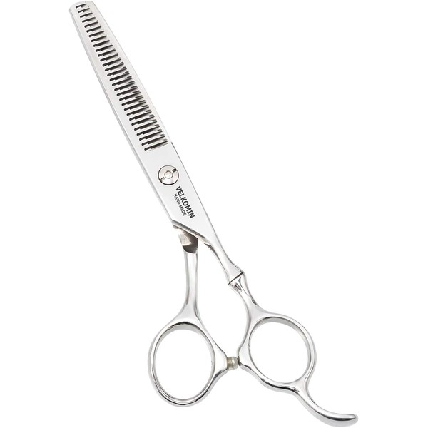 Velkomin Professional Barber Hair Thinning/Texturizing Scissors/Shears 6.5", Japanese Stainless Steel, 18-Month Replacement Warranty