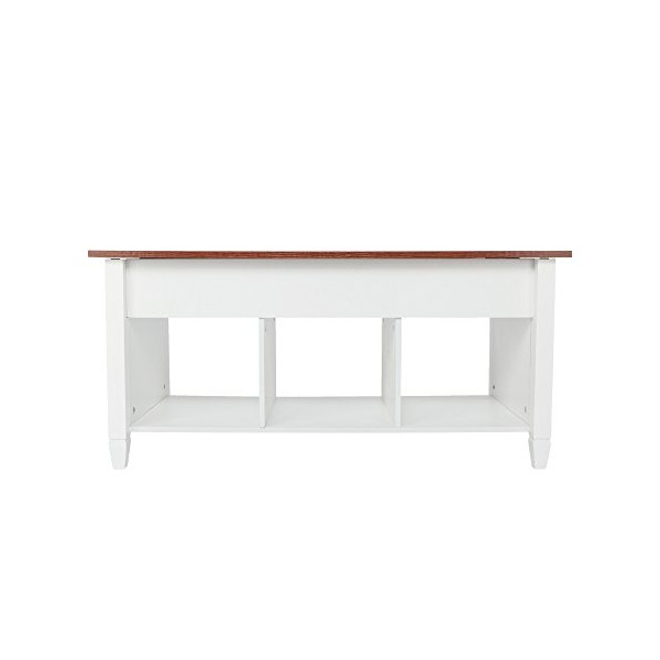 Bazhshxu Lift Top Coffee Table Dining Desk for Living Room,End