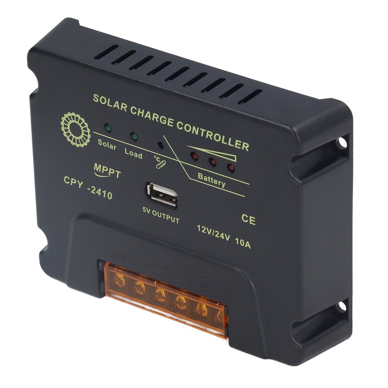 Solar Charge Controller 12V 24V Automatic Adaptation 10A MPPT Solar