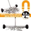 Toolwiz Magnetic Pick Up Sweeper 17-inch Heavy Duty Magnet Pickup