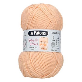 Patons Knitting Yarn, Acrylic, Peach, One Size