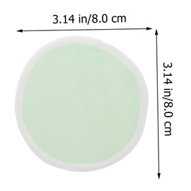 Baluue Bamboo Fiber Makeup Remover Pads 7pcs Set Portable Storage Pouch for Women