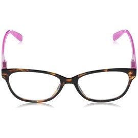 A.J. Morgan Eyewear Real Stuff-Reading Glasses Oval, TORT/Pink, 52-16-145mm + 2.5