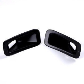 auguisy-motortrim For Corvette C8 2020-2024 Matte Black ABS Car Accessories Seat Belt Trim Frame