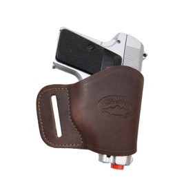 New Barsony Brown Leather OWB Yaqui Style Holster for Ruger LCP .380 Right