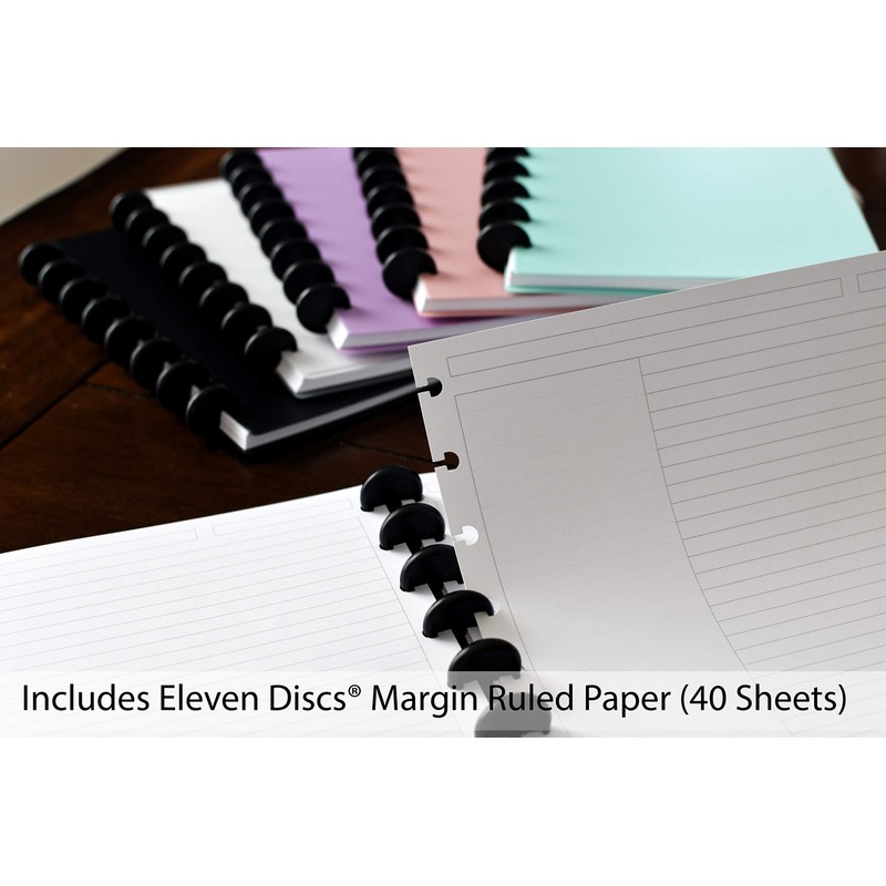 Eleven Discs Letter Size Translucent Discbound Poly Cover Set with