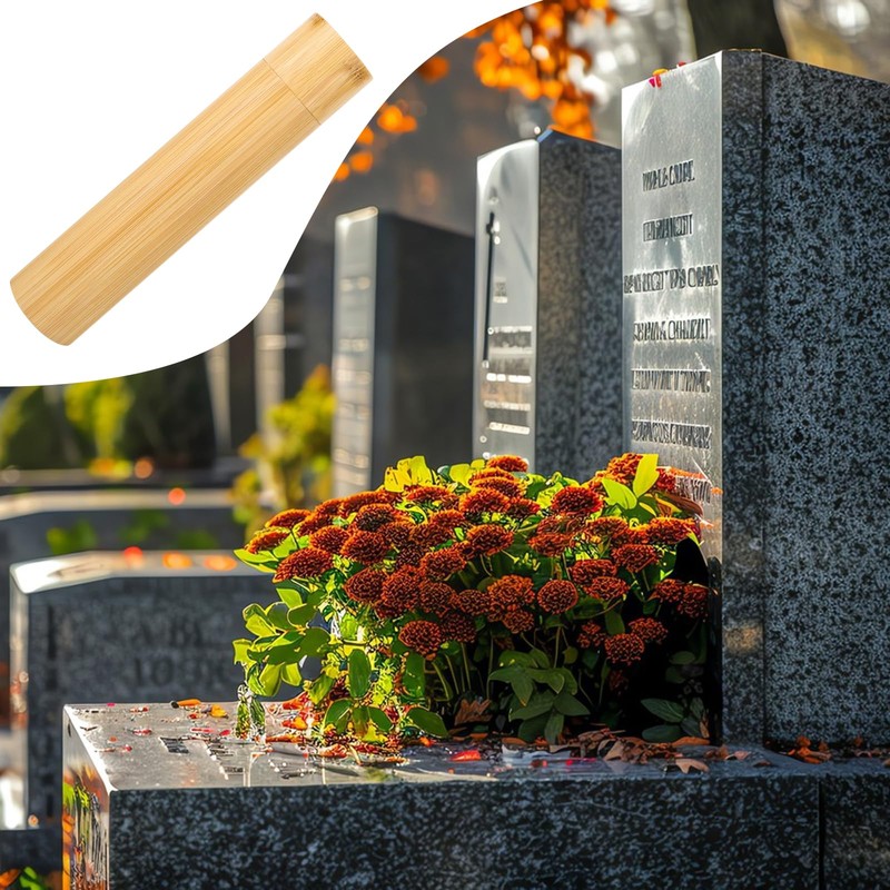 Eco Bamboo Scattering Urn – Biodegradable Scattering Tube for Ashes