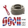 10AN 20FT Fuel Line Hose Kit with Fitting, Stainless Steel