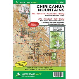 Chiricahua Mountains, AZ No. 2934S (Green Trails Maps)