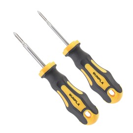 Gunpla 2pcs Re-Threading Driver Tools M3.5x0.6 and M4.0x0.7 Heavy Duty High Speed Steel Re-Threading Tapping Ergonomic Handle Phillips Head Precision Accurate Thread Pitch