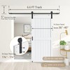 Arti-Life Sliding Barn Door Hardware Kit 6.6 FT Heavy Duty-Smoothly