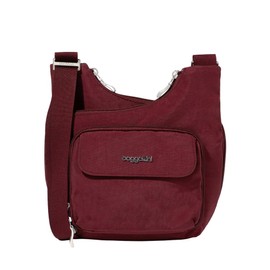 Baggallini Women's Criss Cross, Dark Cherry, One Size