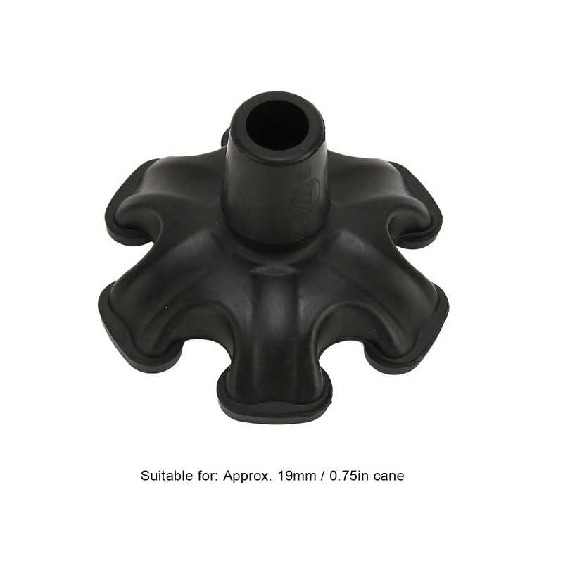 Cane Tip 6 Support Feet Shock Absorption Anti Slip Traction