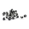 30 Pcs 6Pin White Pushbutton Locking Tactile Switch 5.8mm x