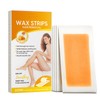 Wax Strips,30 Strips Waxing Strips,Honey Extract Wax Trips,Gentle Hair Removal Wax Strips For Face, Legs, Hands, Underarm, Bikini,Facial Wax Strips For Women Men,Portable&Convenient Face Wax Strips